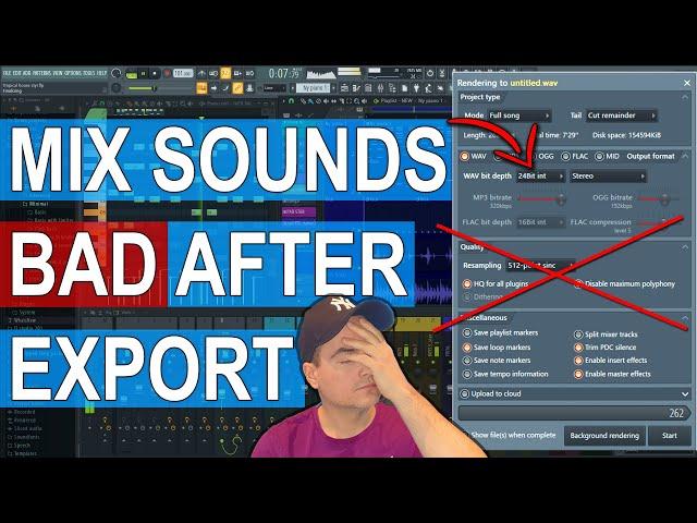 Why Your Mix Sounds BAD after Export from FL Studio, Ableton etc...