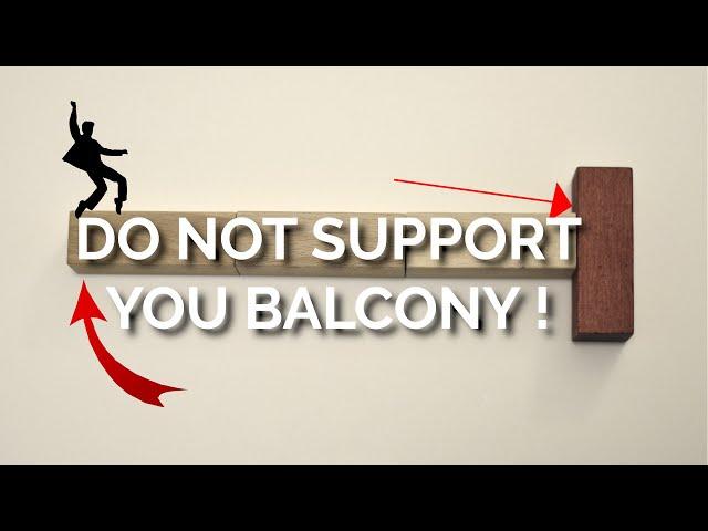 Do not support your balcony! | ProArchitect