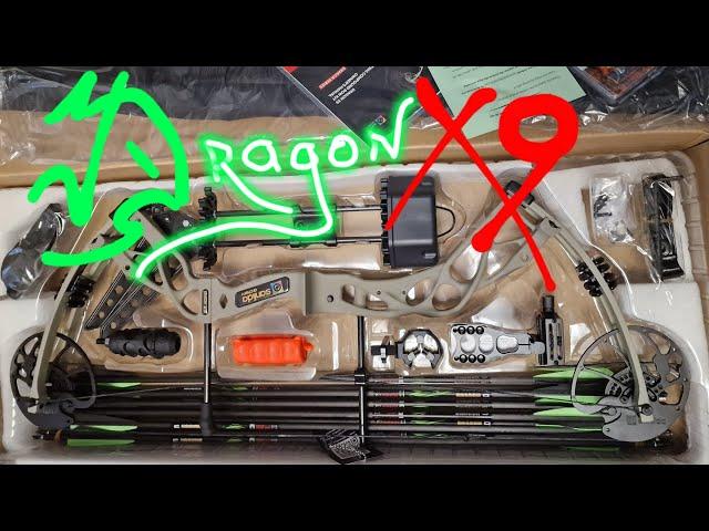 Лук блочный Sanlida Dragon X9 RTH KIT - лучший бюджетный лук для охоты - Дракон в год Дракона 2024