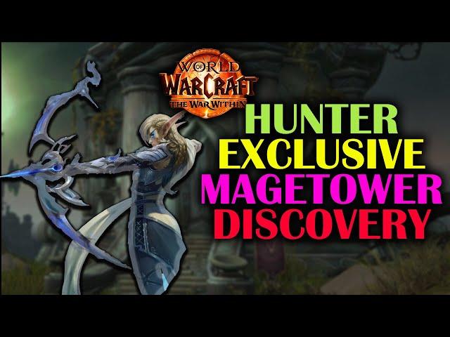 Hunter Exclusive! Magetower Discovery | Guide | The War Within 11.1.0