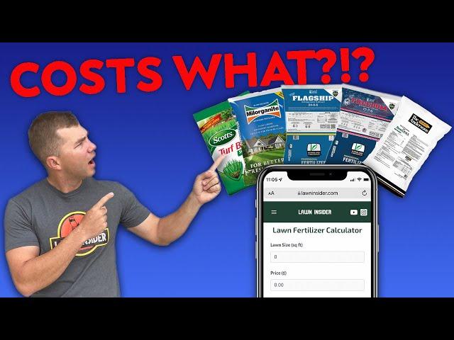 Lawn Fertilizer Calculator | Comparing 5 of the Most Popular Fertilizers on the Market