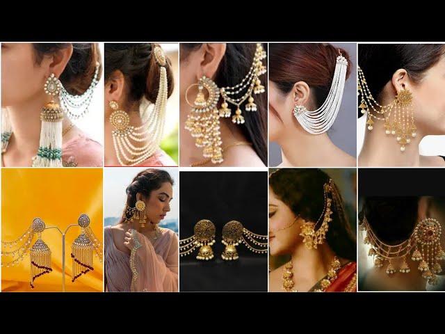 20+ Royal Bridal!!.. DIY Bahubali Earrings | Latest Party Wear Jewelry Design || wedding jewellery