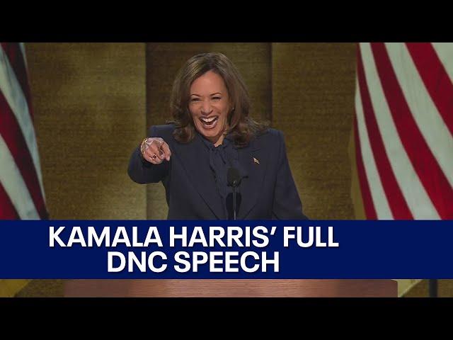 2024 DNC: Kamala Harris' full speech at Democratic National Convention | KTVU