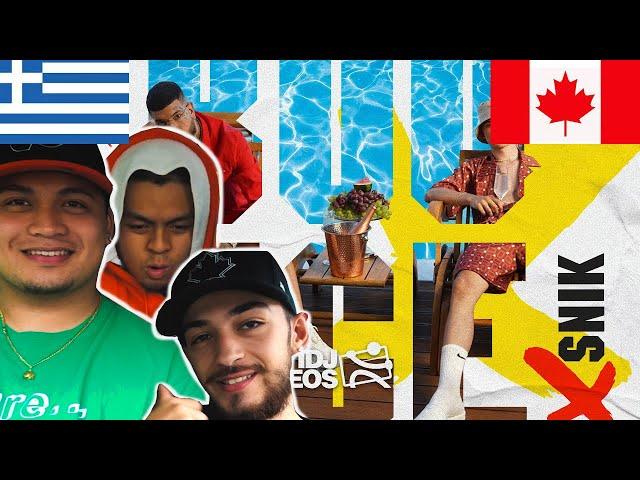 CANADIANS REACT TO GREEK RAP - VOYAGE X SNIK - BOUNCE (OFFICIAL VIDEO)