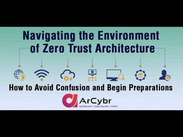 Zero Trust Architecture: How to Avoid Confusion and Begin Preparations !!