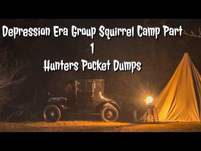 Depression Era Group Squirrel Camp and Pocket Dumps from Hunters with Dave Canterbury