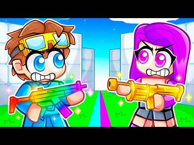Nico vs Zoey in Roblox Rivals!