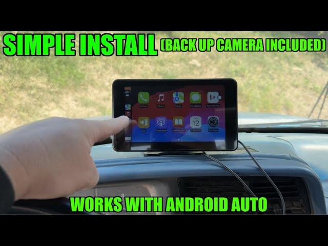 Installing Apple CarPlay In a 30 Year Old Truck | Under $100 | (With Backup Camera)