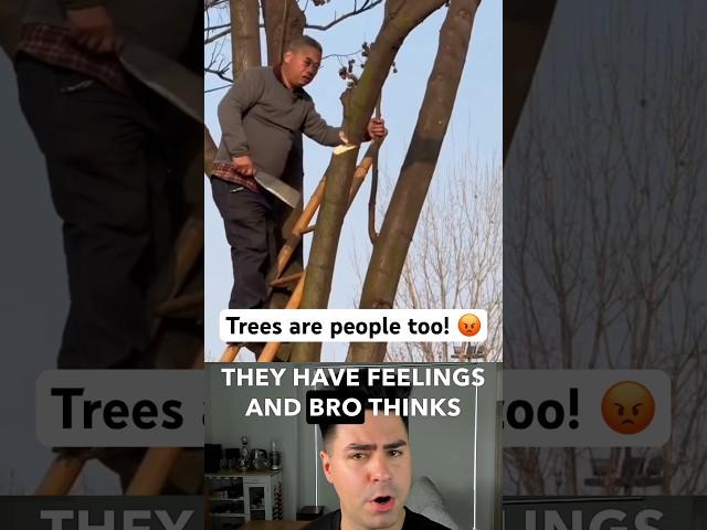 Tree guy thought he was slick 