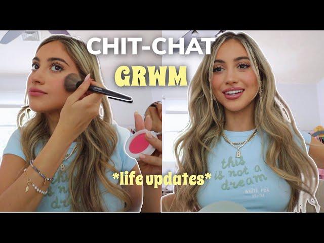 CHIT-CHAT GRWM while I update you on my  life ! ft. mini whitefox boutique try-on haul