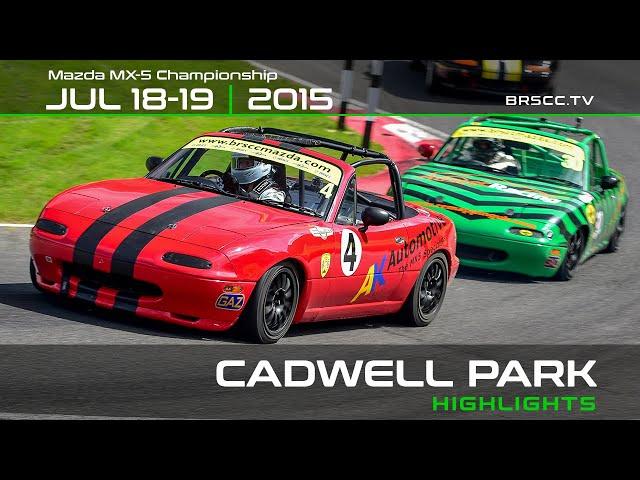 2015 BRSCC Mazda MX-5 Championship - Cadwell Park Rnd 9, 10 & 11