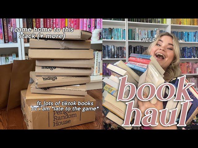 It's a (big) book haul! 