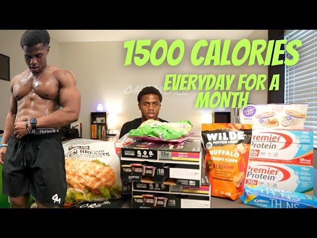 Eating Under 1500 Calories EVERYDAY for a MONTH