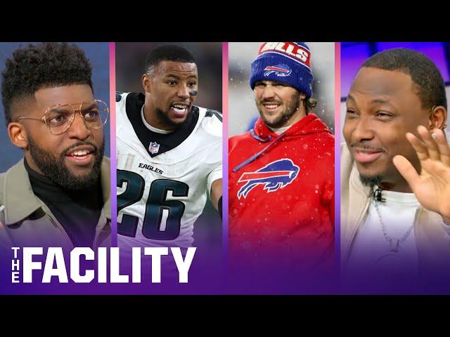 Did Eagles prove they're the best team in the NFC, is Josh Allen or Saquon MVP? | NFL | THE FACILITY