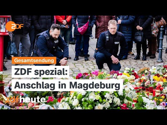 Trauer, Solidarität und Entsetzen in Magdeburg | ZDF spezial