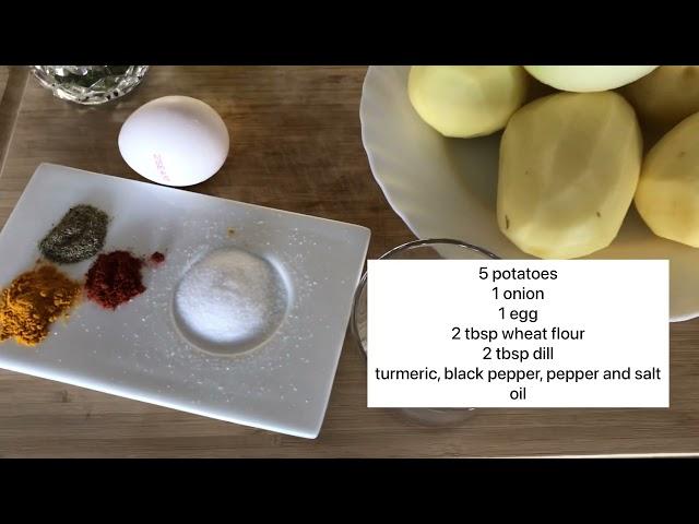 How to make a simpel potato plate, potato plate in a few minutes