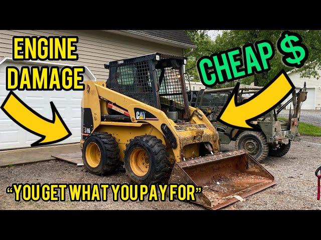 Buying and fixing the worlds most TRASHED skid steer (PART1)