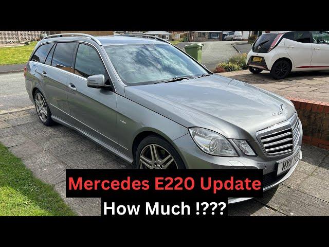 What's happened to the Mercedes E220 Estate? Let's have a look how much money needed to be spent