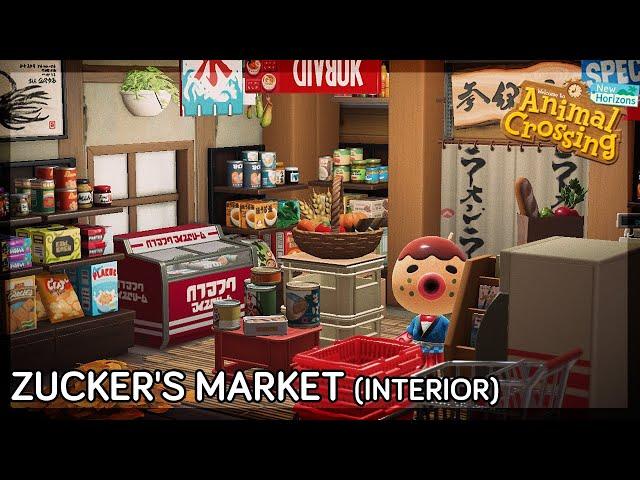 Let's decorate Zucker's market  // Japanese island // Animal Crossing New Horizons Speed Build