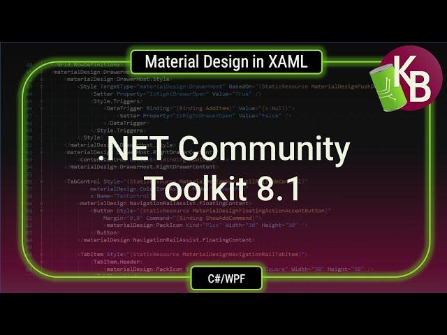 C#/WPF - .NET Community Toolkit 8.1