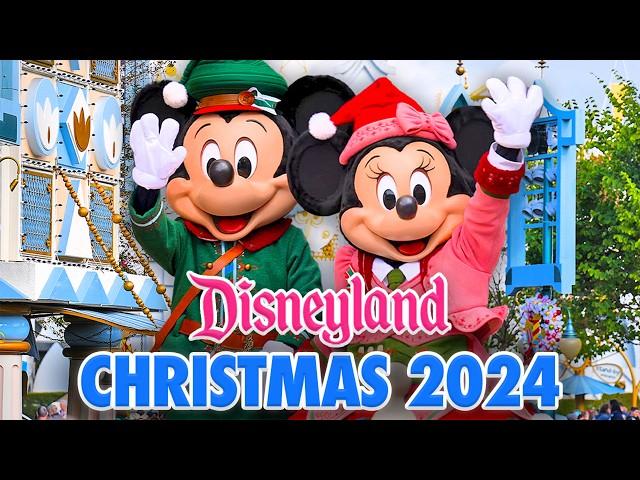 Disneyland Christmas 2024 - Walkthrough, Parade, Characters, Rides & Merchandise [4K POV]