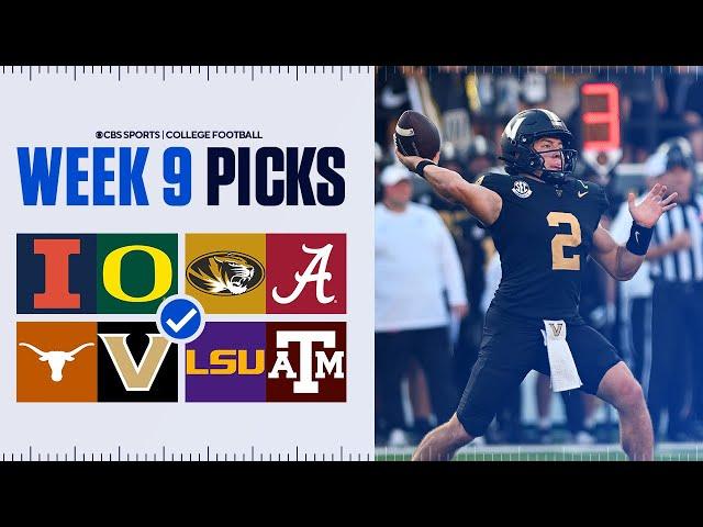 Picks for EVERY Top 25 game in College Football [Full Week 9 Predictions]