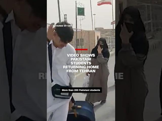 Video shows Pakistani students returning home from Tehran