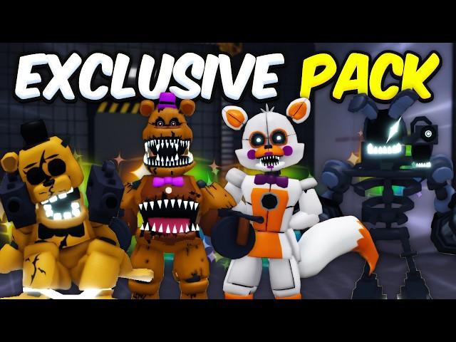 I Used EVERY Exclusive Pack Unit.. (Five Nights TD)