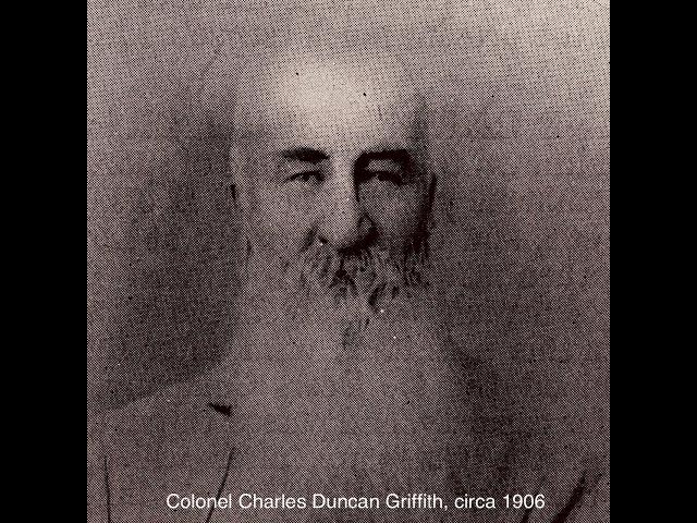 A sketch on the public career of Col. Charles Duncan Griffith, CMG., 1881