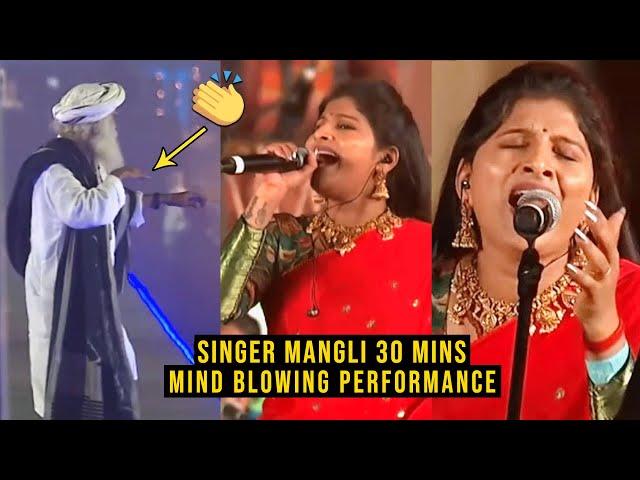 Singer Mangli 30 Mins MIND BLOWING Performance At MahaShivRatri 2022 | Sadhguru | Indravati Chauhan