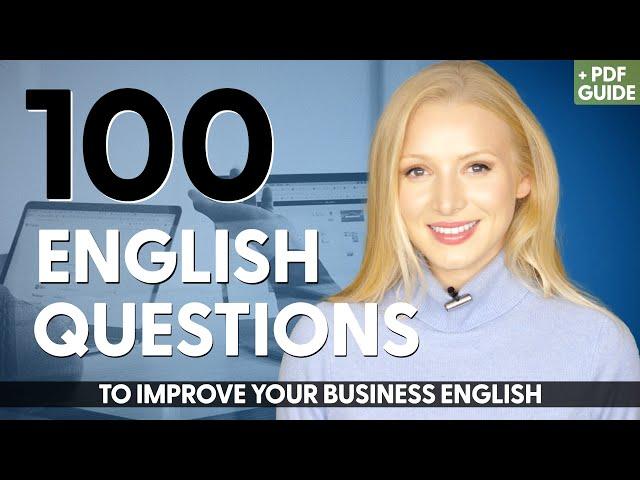 100 Common Business English Questions | How to Ask and Answer Questions Professionally in English