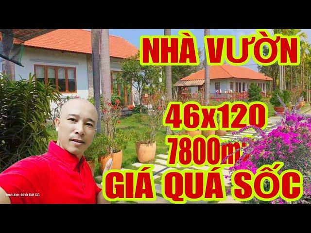 NHÀ VƯỜN 7800m2 NGHỈ DƯỠNG Mặt Tiền Đường Nhựa 65x120 Chính Chủ Bán Gần Sông Sài Gòn #bietthuvuon