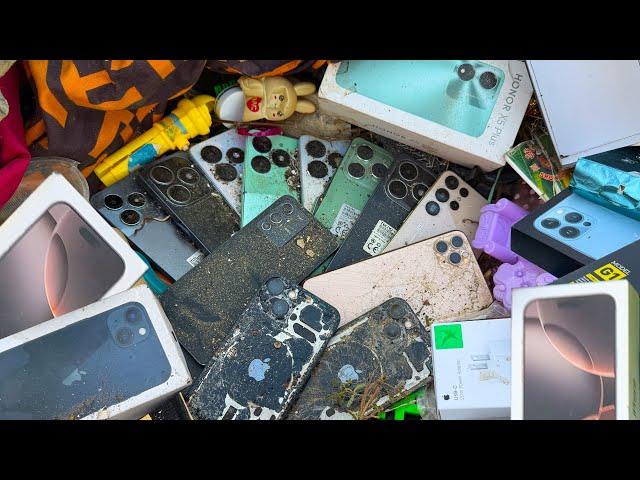 🫢Very Great! Found Many iPhone 13_ iPhone 11 & A lots Tecno Phones | Restore Vivo V23 From Garbage