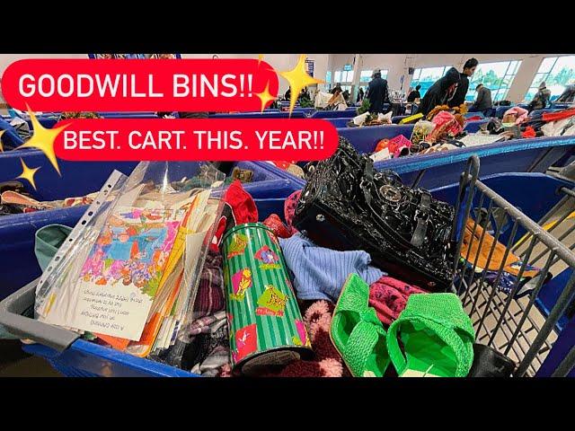 Let’s GO To Goodwill Bins!! A Mini GOLDMINEOf Treasure! Thrift 30 Pounds With Me! ++HAUL!!