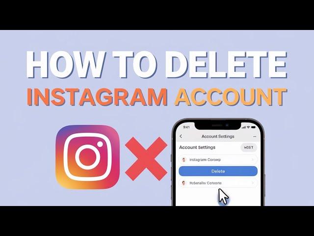 Delete Instagram account on Android and iPhone