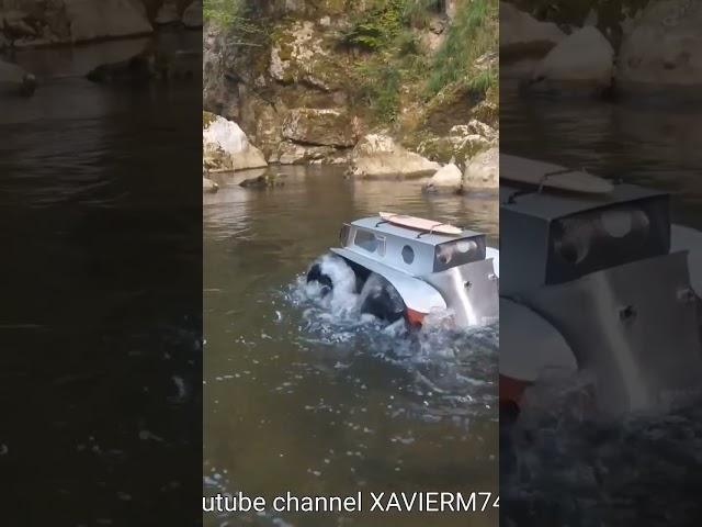 amphibie car scale  youtube Channel XAVIERM74 #xavierm74