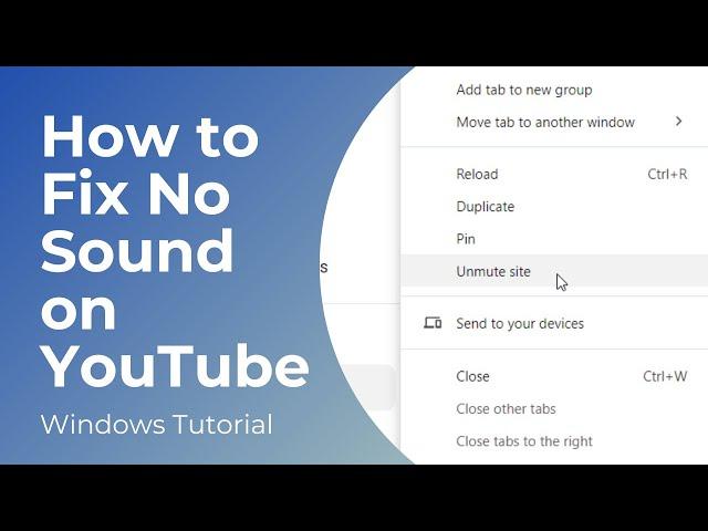 How to Fix No Sound on YouTube (Easy)