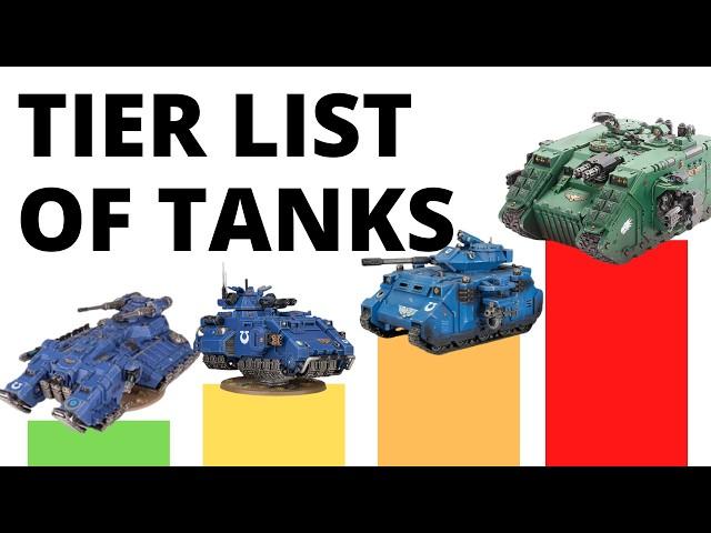 Best Space Marine Tanks? Ranking the Armoured Might of the Adeptus Astartes!