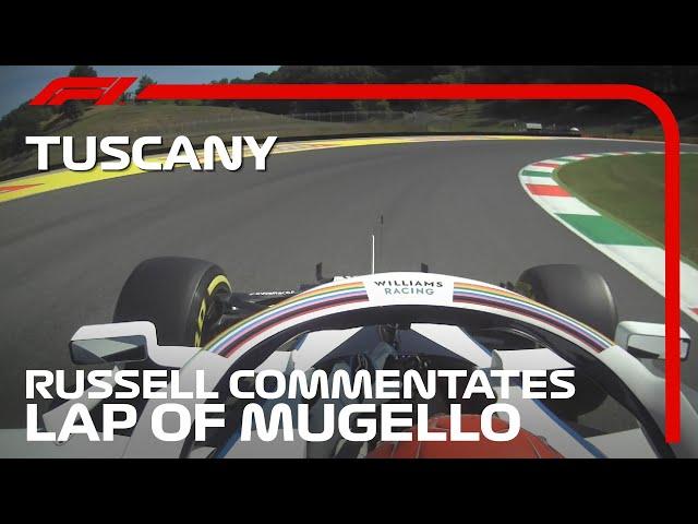 George Russell Commentates On Mugello Lap | 2020 Tuscan Grand Prix