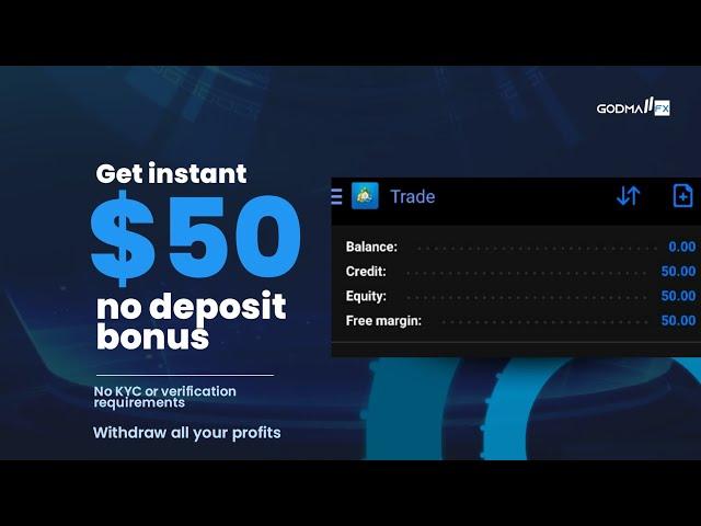 Get $50 Welcome bonus|no /No kyc/verification needed!No deposit bonus