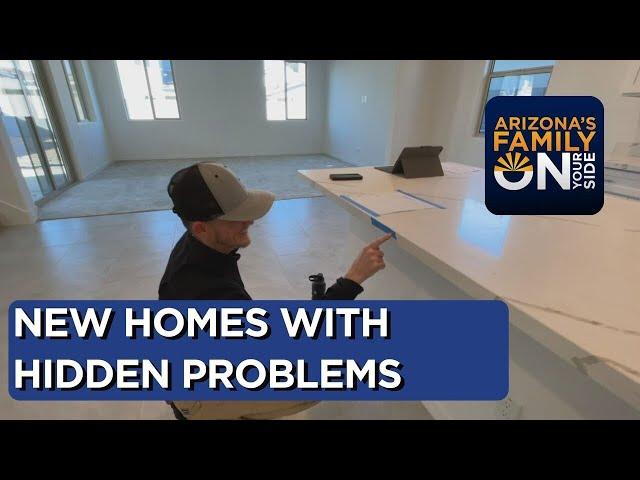 Phoenix-area inspector reveals newly built homes have obvious defects