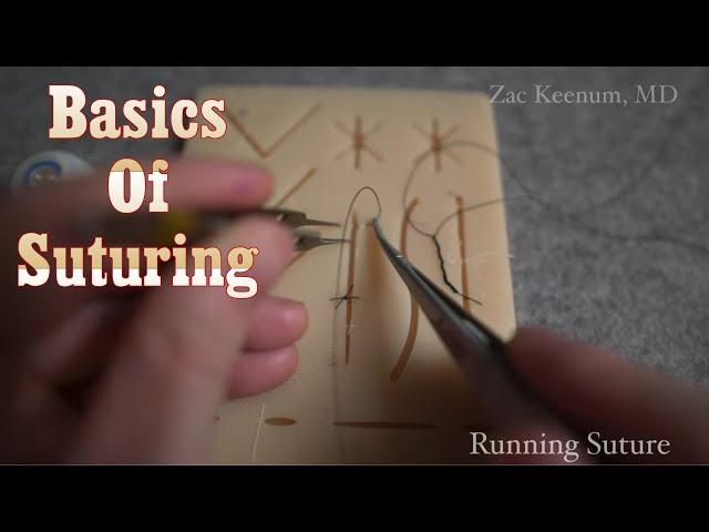 Suturing Basics-How to Suture for Ophthalmology | Running, Horizontal & Vertical Mattress, Slip Knot