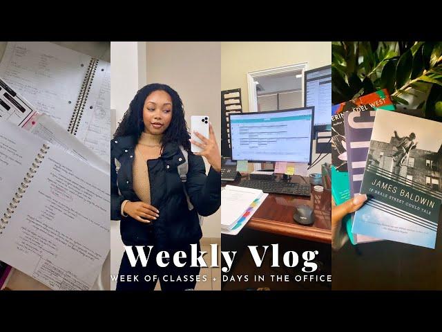 COLLEGE WEEKLY VLOG: Life as an Accounting student balancing 2 jobs