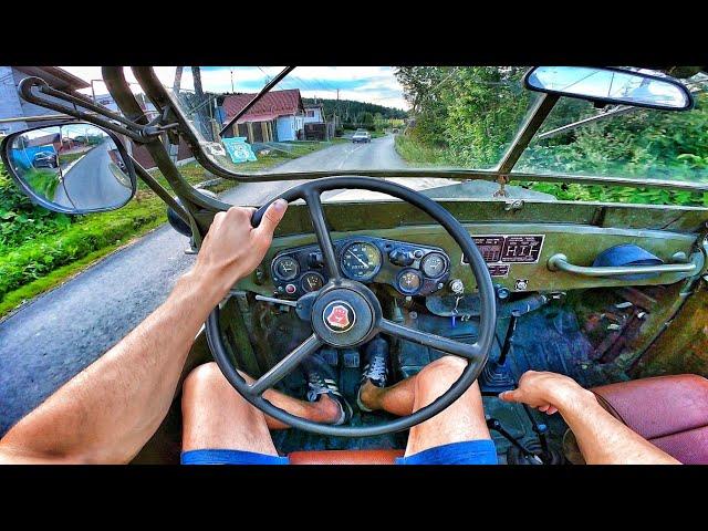 1968 GAZ 69 2.1 MT - POV TEST DRIVE