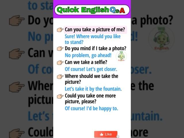  Simple English Q&A | Practice English | #shorts