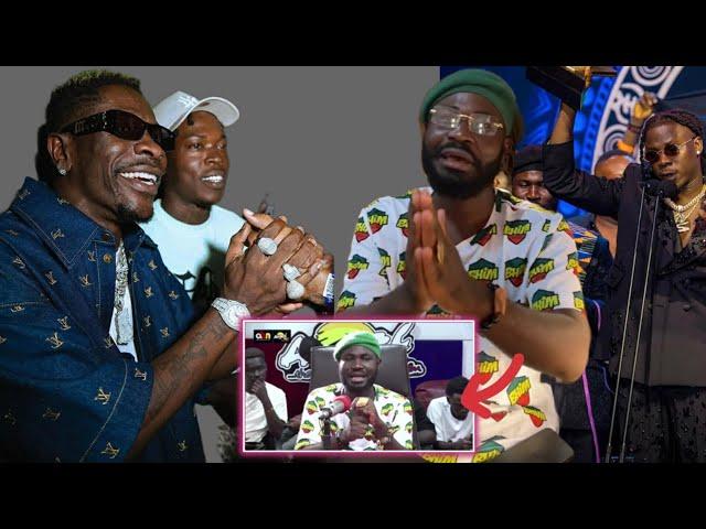 watch hw bhim fan mc portfolio finally surrender apologing to shatta wale & the whole SM fans