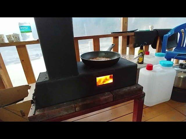 소형화목난로3편 고온연소 자연인필수품 Rocket Stove 화목난로만들기