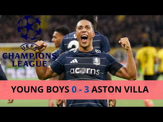 Young Boys - Aston Villa 0 - 3 | UEFA Champions League 2024-25 | Highlights and Goals