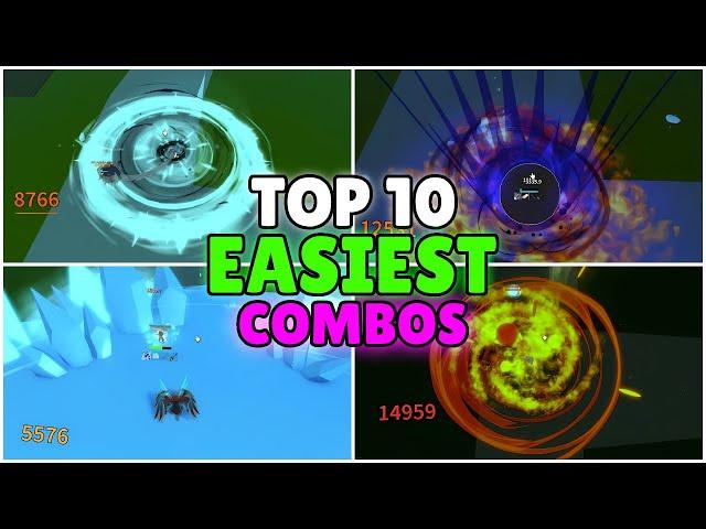 Top 10 Easiest OneShot Combos | Blox Fruits Update 20