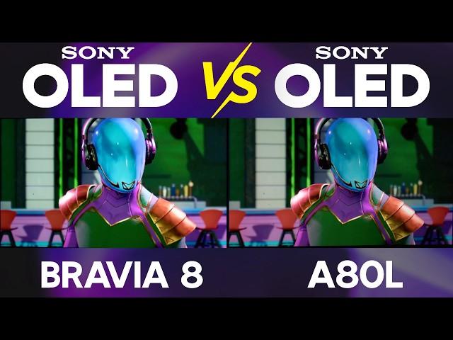 Sony BRAVIA 8 vs Sony A80L OLED TV Comparison | New vs Old in HDR